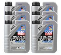 6X1 Litri Originale Liqui Moly 3755 Top Tec 4600 5W-30 Olio Motore