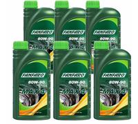 6X1 Litro Originale FANFARO Olio Per Trasmissione MAX 4 80W-90 API GL-4