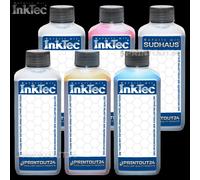 6X100ML Inktec Inchiostro Ricarica Per Pgi 525Bk Cli 526 Y M C Gy Cartuccia