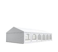 6x12 mTendone per feste PREMIUM PVC bianco 100% impermeabile Gazebo da giardino Tendone da esterno Tenda party