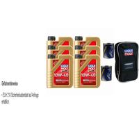 6X1L Liqui Moly Diesel Leichtlauf 10W-40 2X300ML MANNOL 9900 Motor Flush Borsa
