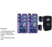 6X1L Liqui Moly Synthoil Energy 0W-40 2X300ML MANNOL 9900 Motor Flush Borsa