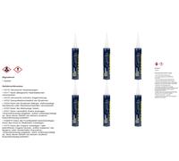 6X310ML MANNOL Sigillante Per Parabrezza Colla Poliuretanica