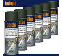 6X400 Ml Kwasny Belton Special Metallschutzlack 2In1|Eisenglimmer Anthrazit |