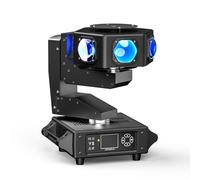 6X40W Teste Mobili LED RGBW Luce di Scena dmx512 Luci da Discoteca Rotazione senza fili per Natale Club DJ Discoteca Festa