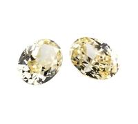 6X8mm Ovale Crushed Ice Cut Loose CZ Stone 5A Cubic Zirconia Gemme sintetiche per la creazione di gioielli n. 05 giallo chiaro 6x8mm 20pcs