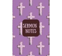 6X9 150-page sermon notes with lined pages