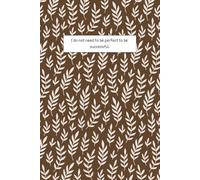 6x9 Lined Journal for University & School: 120 Pages of Crisp White Paper for Academic Notes, Planning, and Revision: Brown Study Notebook