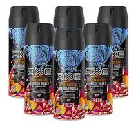 6xAxe Skateboard & Fresh Roses Deodorant 48h Schutz ohne Aluminiumsalze je 150ml