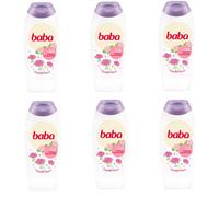 6XBABA GEL DOCCIA CON PROFUMO DI ACQUA DI ANZIANI E ROSE 6X400ML