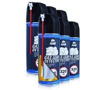 6xGAS LEAK DETECTOR 320ml Spray rilevatore perdite gas, rilevatore perdite, p...