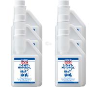 6xLiqui Moly 250ml 2-Takt-Hochleistungs-Motorenöl Miscelazione Automatica Erba