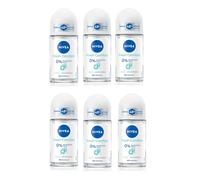 6xNivea Fresh Comfort Deo Roll On 0% Sali di Alluminio da Donna 6x 50ml VENDI...