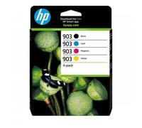 HP Confezione da 4 cartucce di inchiostro nero, ciano, magenta, giallo originali 903