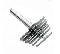 7 * 1/set 4 * 1/set Perforatore manuale for tappi in gomma for laboratorio, strumenti di perforazione for laboratorio(7pcs per set)