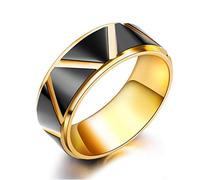 7# ~ 12# Anelli di Gioielli di Moda in Acciaio Inossidabile Signore degli Anelli d'oro per Le Donne e Gli Uomini Gioielli per la Festa di Fidanzamento di Nozze Nice