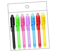 7/14 Pcs Spies Pen Magics Penna Scrittura Bambini Segreto Invisibile Inchiostri con Luce per Gioco Misterioso