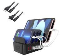 7/16 Port Stazione Di Ricarica Multipla USB, 100/150W Stazione Ricarica Cellulari, Per Telefono, Tablet E Altro, Multifunzionale Home Office(7 port)
