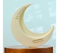 7/19 Stringhe Lyre Harp Mogano Lettere Note Musicali, Arpa Lira per Adolescenti, Arpa a Leva per L'accompagnamento Della Band, Registrazione Delle Canzoni(7 strings)