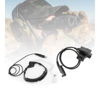 7.1mm Big Plug Tactical Throat Mic Headset per Hytera PD600 PD602 602g PD605 H7