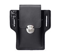 7,1x4,1 pollici Custodia for scatola for sigarette in pelle con passante for cintura, custodia for portafoglio Custodia antigraffio Custodia for cellulare da uomo Cintura for tenere sigarette, accendi