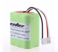 7.2 v 2.5ah 2500 mah batterie né batteria ricaricabile mh per irobot braava 380 380t 7.2volt
