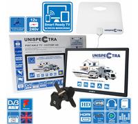 7 " - 24 " TV Digitale 12v 240v per Camper Caravan Barca DVB-T2 Freeview Pvr