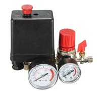 7.25-125. PSI Controllo del pressostato del compressore dell'aria piccolo 1 5A 240 V/AC Compressore della valvola regolabile dell'aria regolabile quattro fori