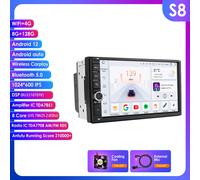 7 "2din Android Auto Universale Autoradio Lettore video multimediale 4G 8Core Autordio GPS navi Stereo DSP Carplay 7862 Unità principale SWC