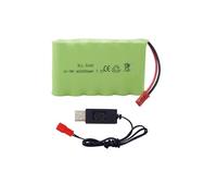 7.2V 2800mah AA Batteria ricaricabile Ni-MH JST-2P con cavo di ricarica USB Adatto per la nuova versione TR-211 TR-212 TR-215 550 RC Escavatore Camion Ingegneria Veicolo TR-211 RC Toy Batteria