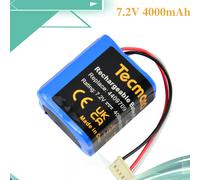 7.2V 4Ah Batteria per iRobot Braava 380T 390T 380 390 Plus 5200C Mint Plus 5200