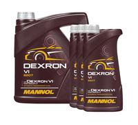 7 (4+3x1) Litri MANNOL Dexron VI Olio Del Cambio Automatico Per Opel, MB 236.14