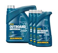 4 Litri Olio Motore Fuoribordo Outboard Marine MANNOL API TD Olio Motore
