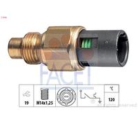 7.4048 FACET Termocontatto, Spia segnalazione refrigerante per RENAULT