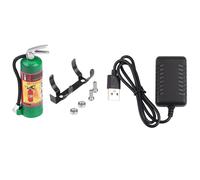 7.4V 2000Mah 5cm XH-3P Quick USB Charger & RC Decoration Metal Fire Extinguisher for Axial SCX10 90046 TRX4