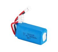 7.4V 400mAh2S for RC DM007 Aereo Quadcopter Drone Elicottero Giocattolo Parti SM/JST/XH2.54(Red)