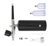 7.4V Pompe pneumatiche Spruzzatore Strumento Doppia Funzione Adatto per Ossigeno della Pelle Progetto di pittura Dettagliato Aerografia per la cura della pelle e arte