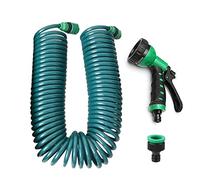 7.5 M/15 M/30 M Retrattile Bobina Magica Flessibile Tubo 'acqua Da Giardino Pulizia Auto Tubo di Primavera Tubo di Plastica Tubo Irrigazione Pianta Pistola A Spruzzo(B-15M Kit)