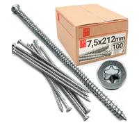 7,5 x 212 mm vite per telaio viti per telaio finestra testa svasata 100 pezzi