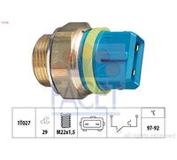 7.5145 FACET Termocontatto, Ventola radiatore per CITROËN,FIAT,LANCIA,PEUGEOT