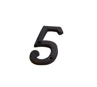 7.5CM Numeri Civici In Ferro Da Con Viti, Targhette for Indirizzi for Case, Numeri Di Stanza for Porte, for Cassette Postali Targa for Porta Casa Appartamenti Ufficio Stanza Riconoscibile(5)