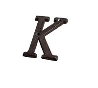 7.5CM Numeri Civici In Ferro Da Con Viti, Targhette for Indirizzi for Case, Numeri Di Stanza for Porte, for Cassette Postali Targa for Porta Casa Appartamenti Ufficio Stanza Riconoscibile(K)