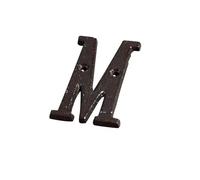 7.5CM Numeri Civici In Ferro Da Con Viti, Targhette for Indirizzi for Case, Numeri Di Stanza for Porte, for Cassette Postali Targa for Porta Casa Appartamenti Ufficio Stanza Riconoscibile(M)