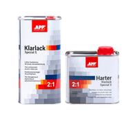 7,5L Set 2K Hs Vernice Trasparente Speciale S 2:1, 5L + 2,5L Indurente Corto