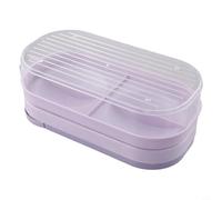 7,6 cm - Strumento manuale per pressatura di ravioli - Pp 27 x 13 x 10 cm Cachi/Viola/Verde - Ideale per principianti di cucina casalinga (viola)