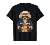 7-6 George Washington Seven Six American Raccoon Maglietta