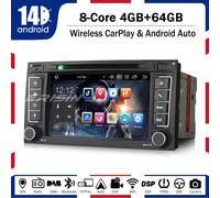 7"64GB 8-Core Android 14 Autoradio VW TOUAREG T5 Multivan GPS CarPlay Navigatore