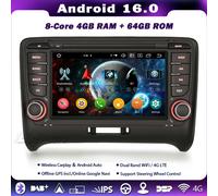 7" 64GB Android 16 Carplay Autoradio Carplay GPS Navigatore per Auto AUDI TT MK2