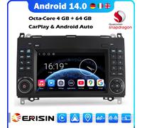 7" 64GB Autoradio CarPlay DSP 4G Mercedes Vito W639 A/B Class W169 W245 Sprinter