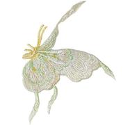 7 * 6cm 5pcs 3D Ferro su Toppe Applique Ricamato Animale Cinese Cucire su Distintivi E Toppe, Green, 7x6.5cm 2PCS